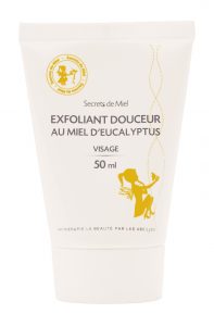 Exfoliant douceur au miel d'eucalyptus - bon pour la peau - naturel - secrets de miel