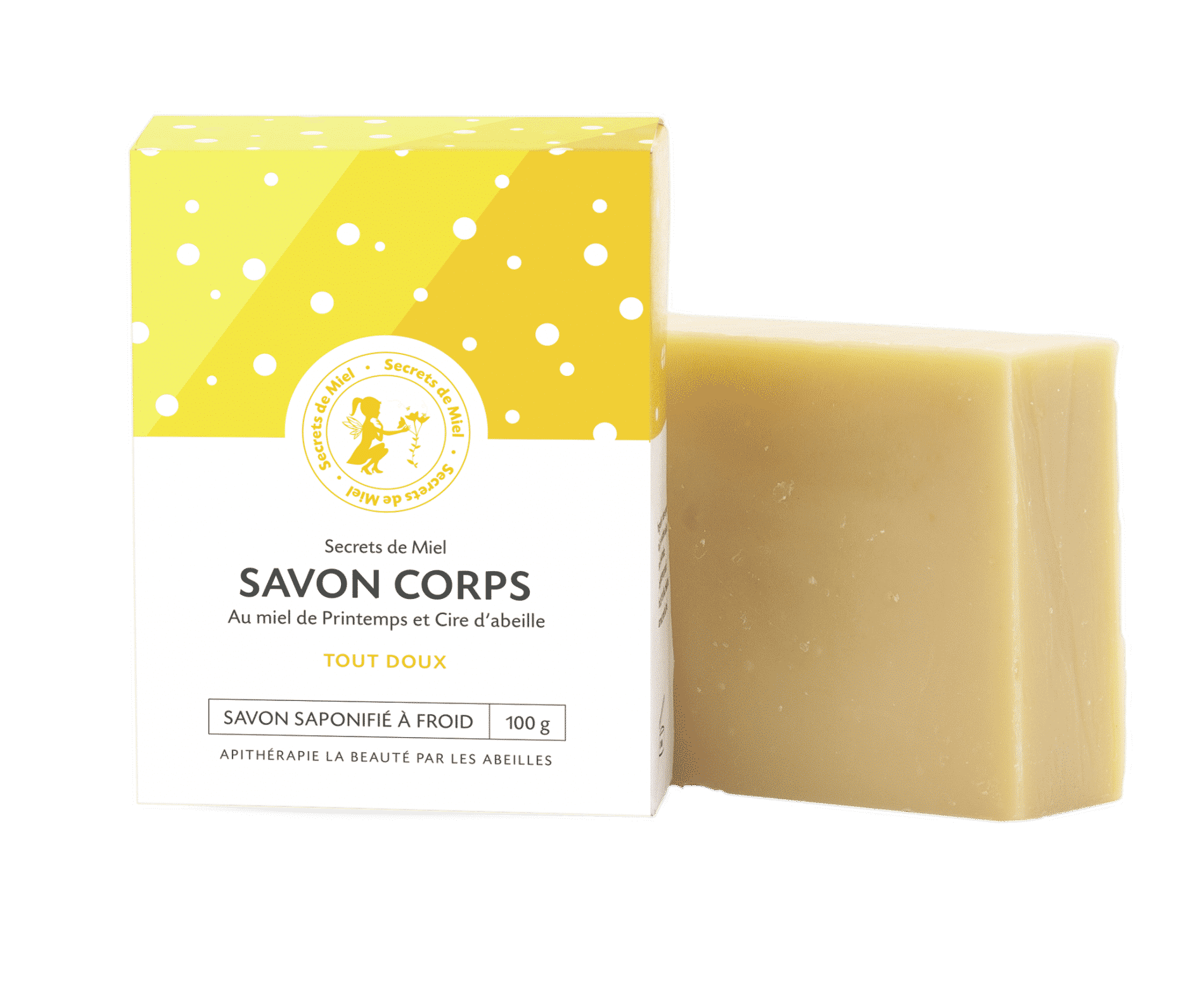 Savon Solide corps au miel de Printemps Secrets de Miel Savon Solide corps au miel de Printemps Secrets de Miel