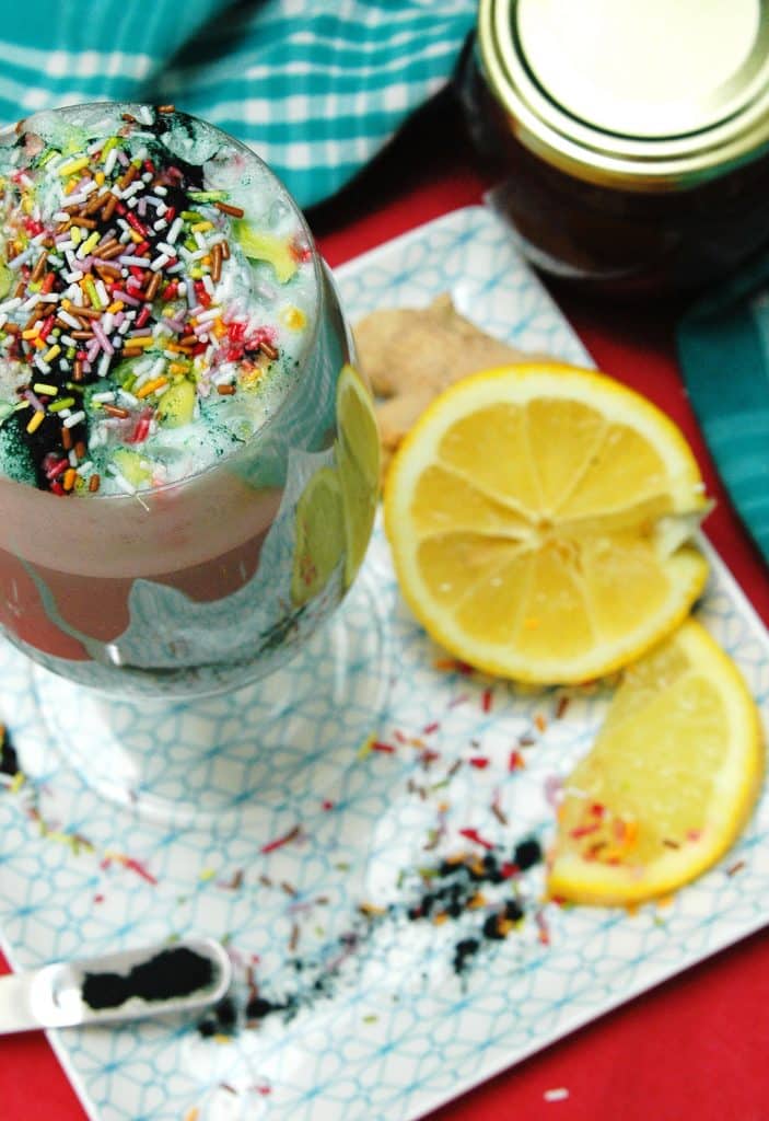 Recette Unicorn Latte spiruline