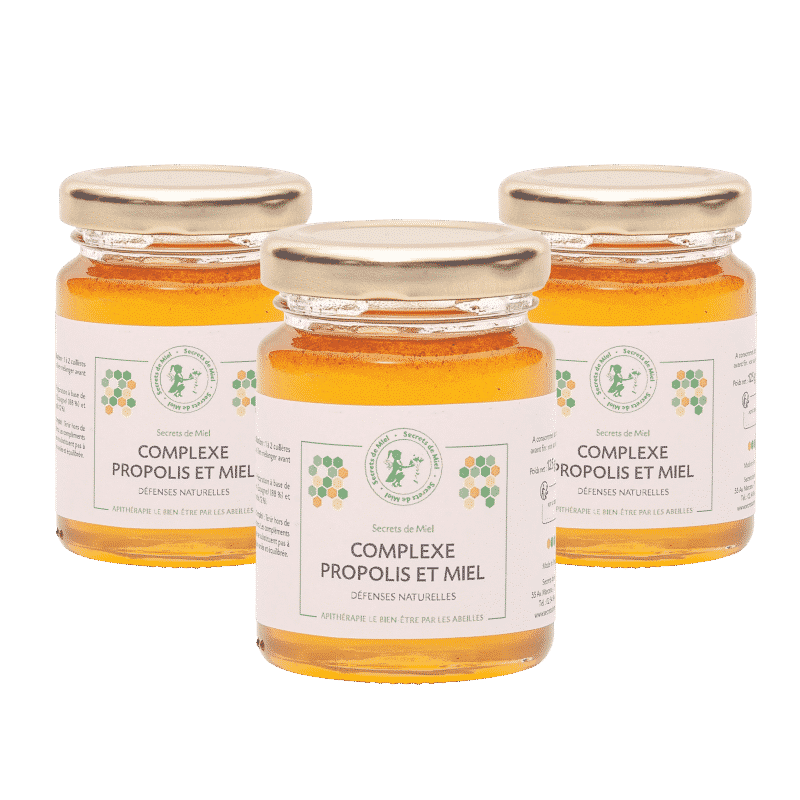 Complexe Propolis et Miel - défenses naturelles - renforcer son système - Secrets de Miel - produits naturels - enfants