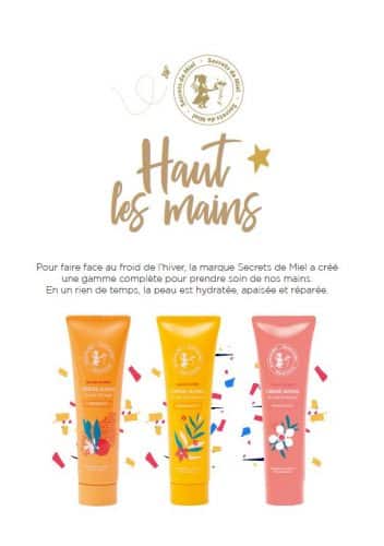 crème hydratante pour les mains - crèmes mains au miel - Manuka - Oranger - Printemps - Secrets de Miel - apithérapie - cosmétiques naturelles - mains sèches