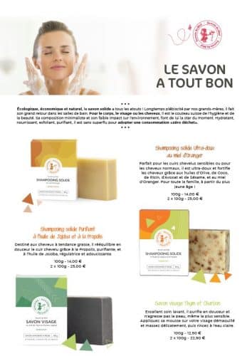 savons solides - shampooing solide - savon visage - savons 100% naturels - miels - produits de la ruche - propolis - Secrets de Miel