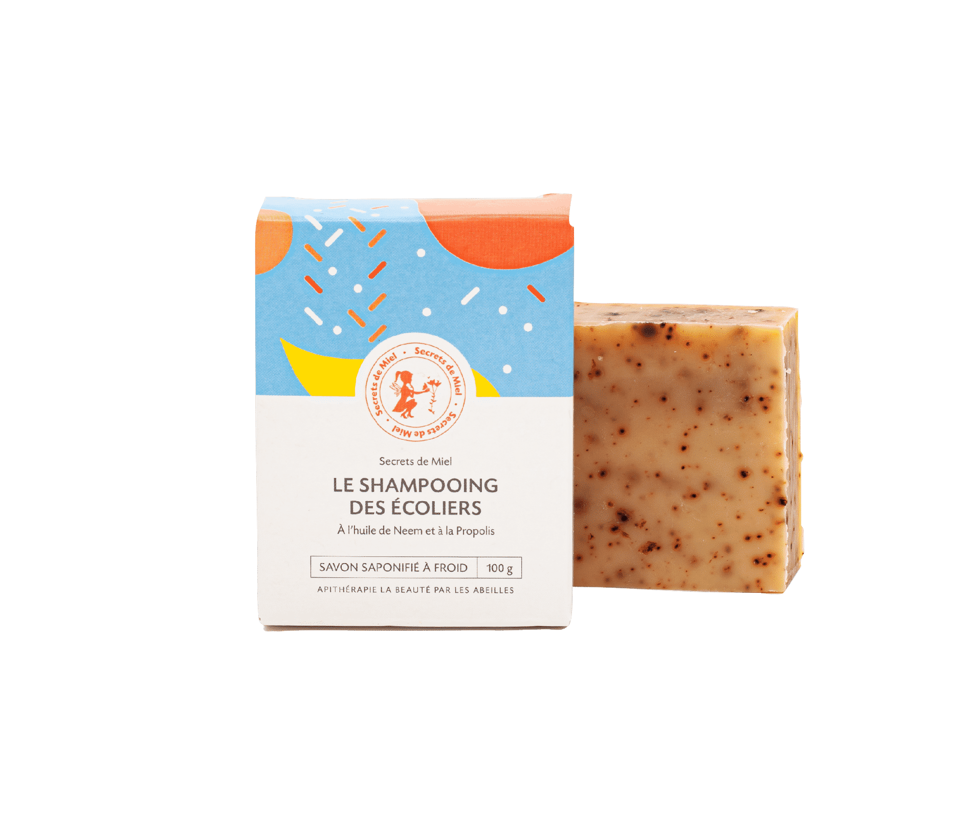 Shampooing solide - produit naturel - miel - poux - Secrets de Miel