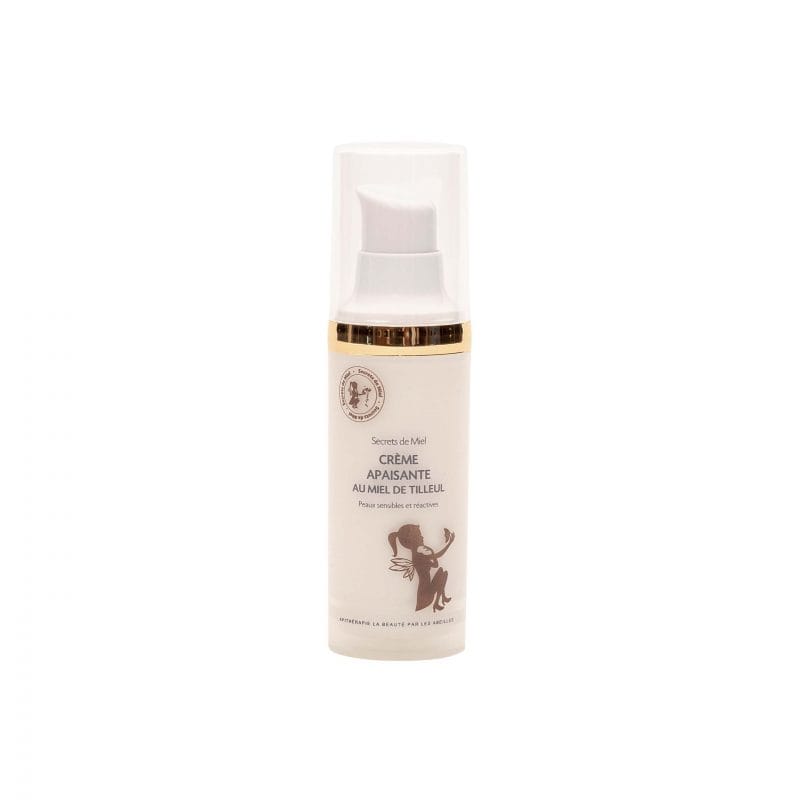 Crème apaisante au miel de Tilleul - Vendeur à domicile indépendant - vente directe en cosmétiques - cosmétiques naturelles - apithérapie - produits de la ruche - made in France - Secrets de miel