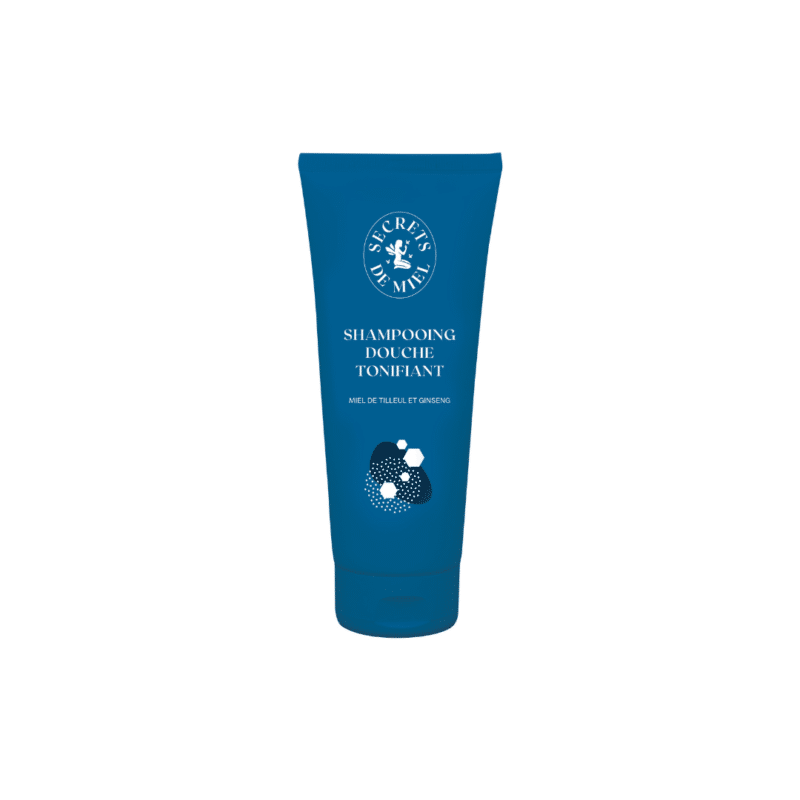Shampooing Douche Tonifiant - Homme - Cheveux plus forts - Bon pour le coprs - Produit naturel - Miel - Abeilles - ruche - Ginseng - Secrets de Miel