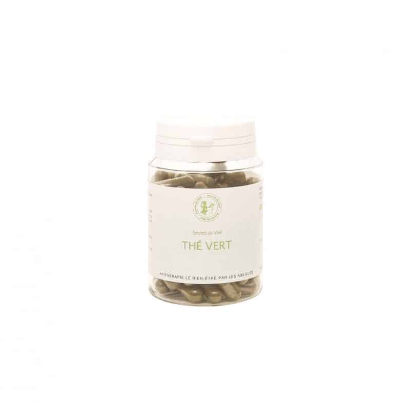 Gélules de Thé vert - Antioxydant - Stimulant - Perte de poids - Elimination de l'eau - Aide à dynamiser son organisme - Plantes - Produit naturel - Secrets de Miel
