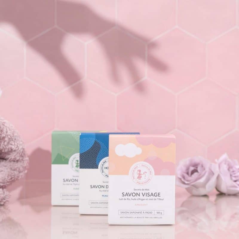 savon de rasage - miel - huiles nourrissantes - produits naturels - Secrets de Miel|