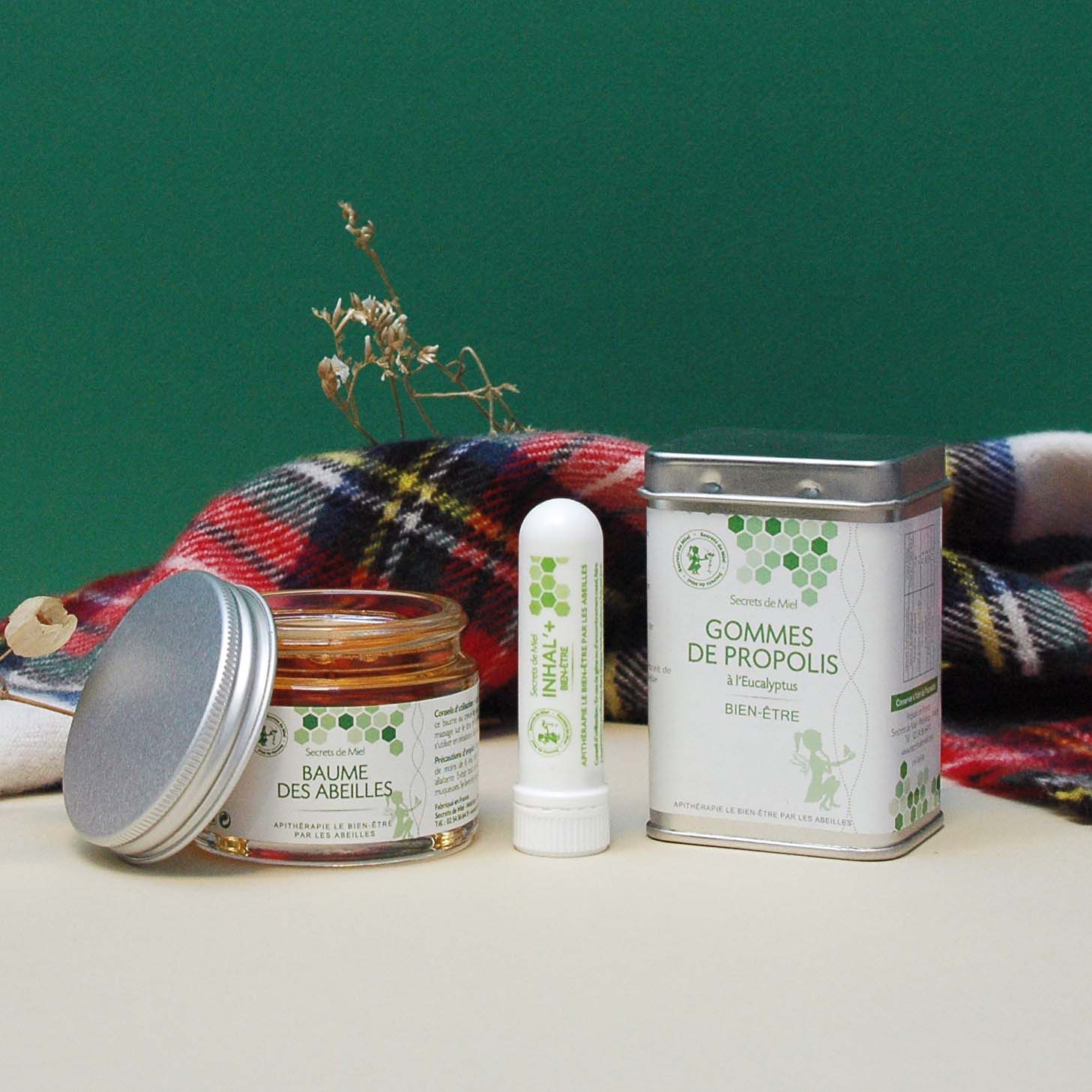 Baume des abeilles inhal gommes propolis