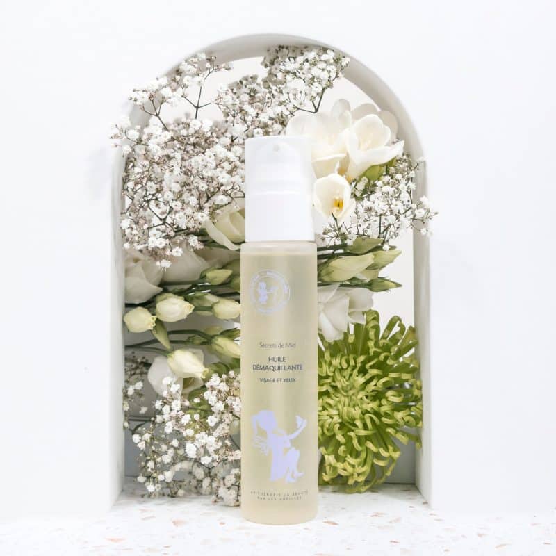 Huile démaquillante - visage et yeux - produits naturels - cosmétiques naturels - Secrets de Miel
