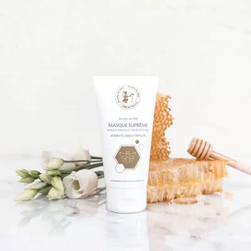 Masque Suprême - Huile d'Argan et Gelée Royale - Secrets de Miel