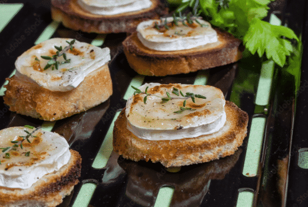 toast fromage chevre miel