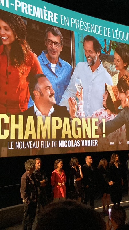 film champagne première