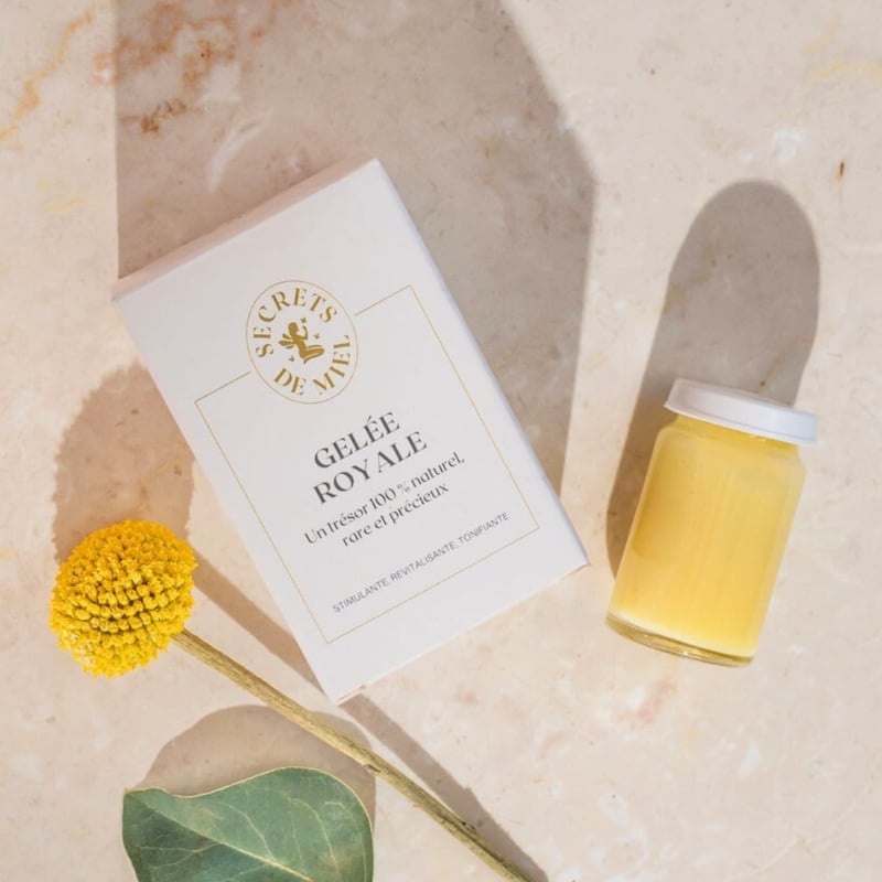 Gelée royale - produit de la ruche - trésor de la ruche - produit naturel - abeille - ruche - produit naturel - Secrets de Miel