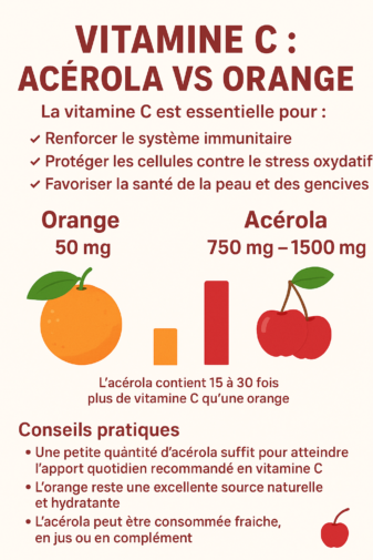 vitamine c acerola orange