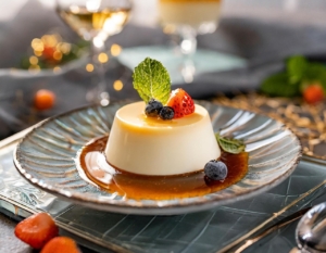 panna cotta miel