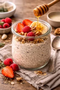 Overnight oats au miel : overnight oats recette facile et rapide 2 ChatGPT Image 18 fevr. 2026 12 27 12