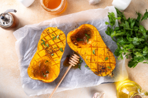 Butternut au four au miel : recette facile 2 Design sans titre 25 e1771489213756