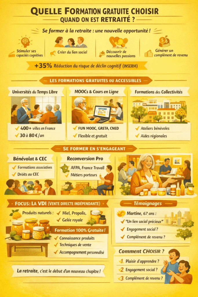 formation gratuite retraite secrets de miel