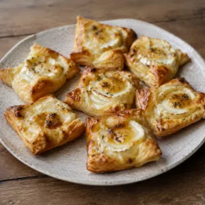 Nos recettes 40 Feuillete chevre